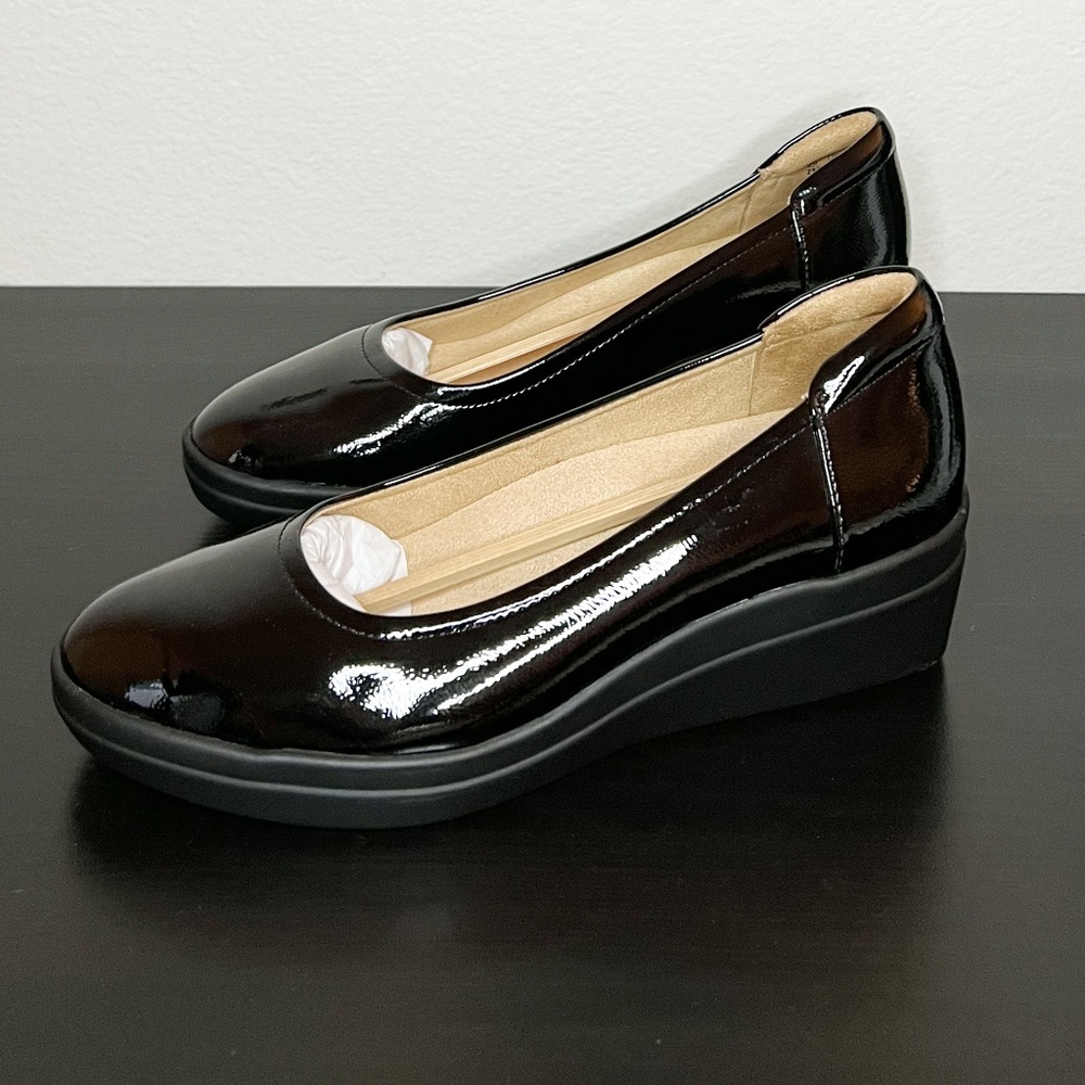 Naturalizer Black Sam Wedge Slip On